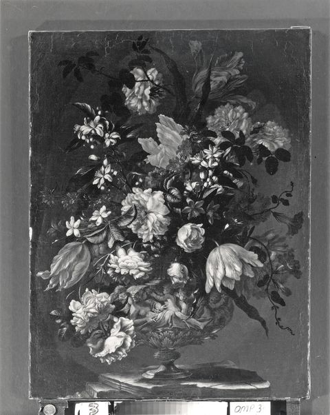 Christie's — Pérez Bartolomé (attr.) - sec. XVII - Natura morta con vaso di fiori — insieme